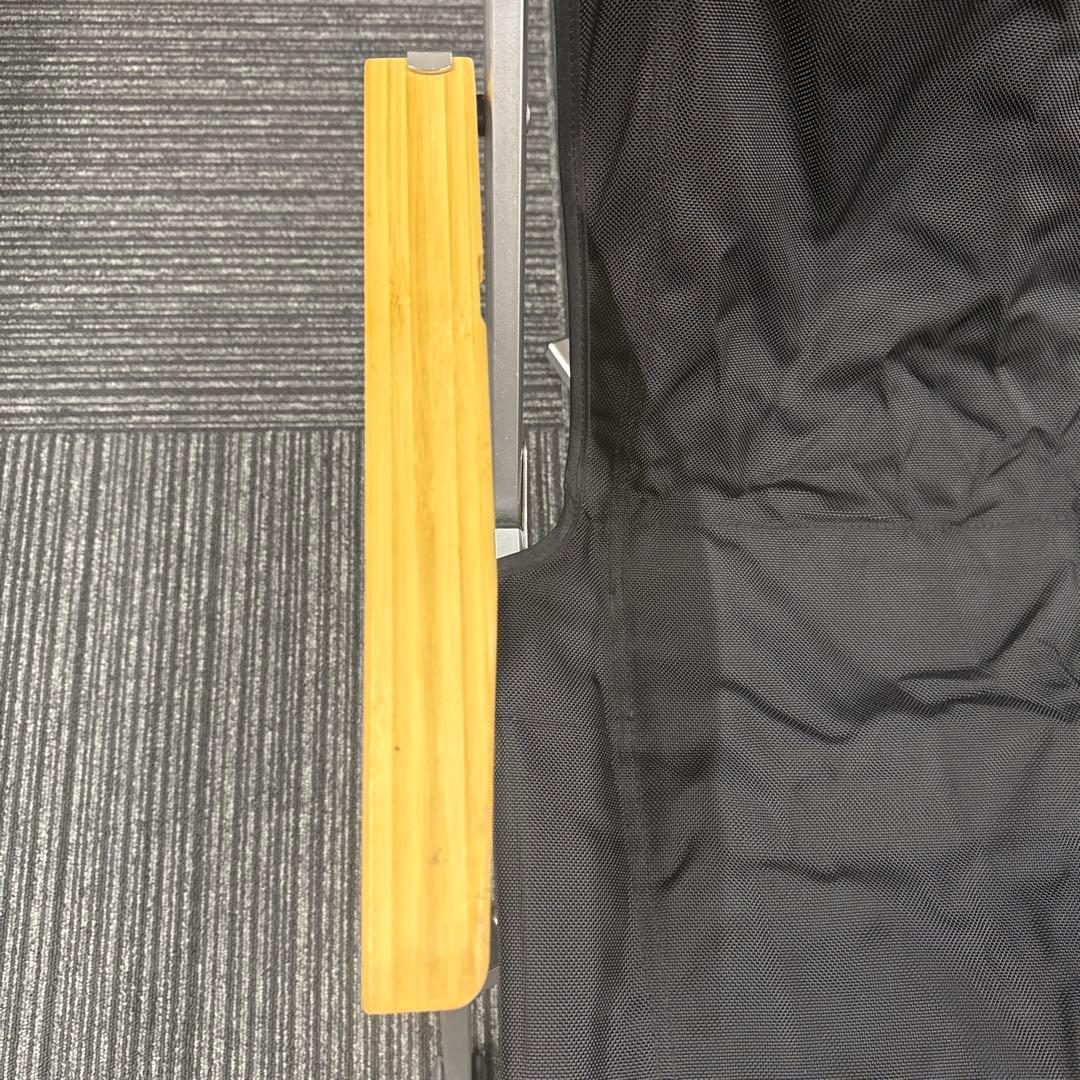 スノーピークのガーデンローチェア30 ブラック