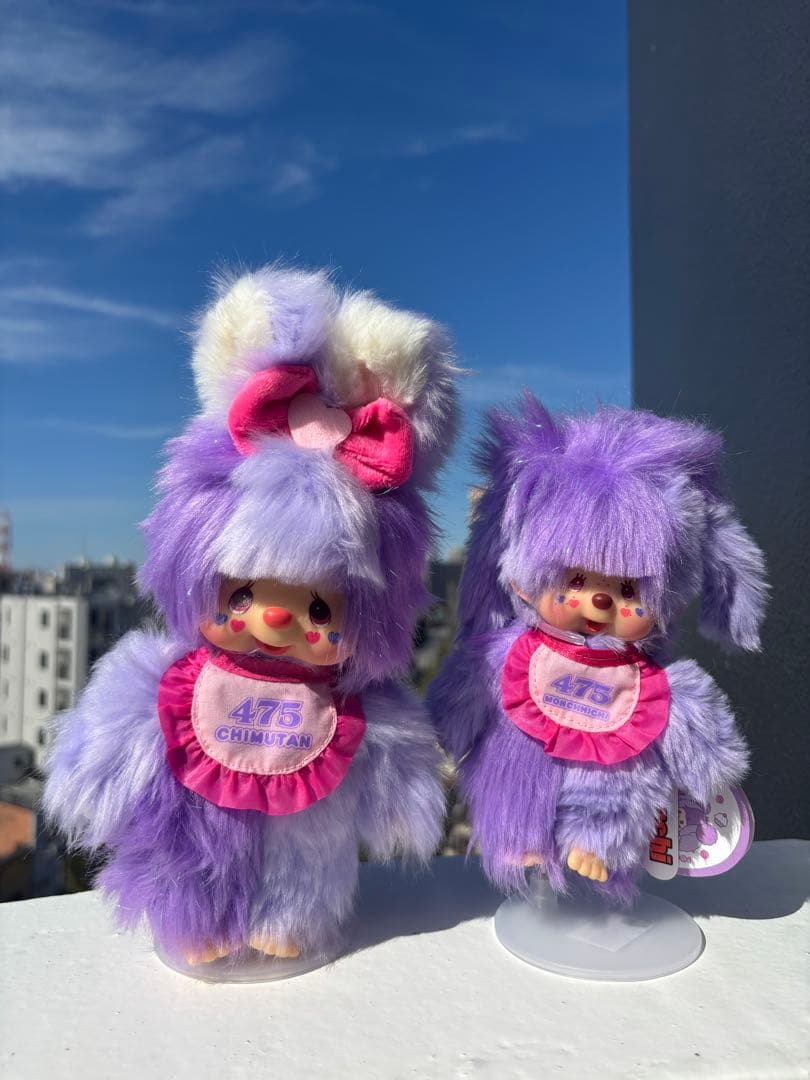 しなこコラボ チムタン ぬいぐるみ＆モンチッチ キーチェーン2体セット