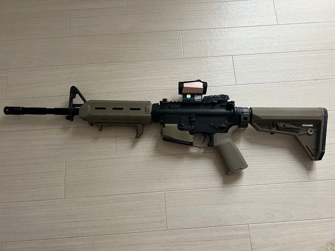 東京マルイ　次世代電動ガン　Ｍ４マグプルカスタム後方配線