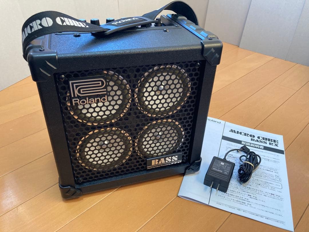 ローランド MICRO CUBE BASS RX 社外ACアダプタ付 送料込み