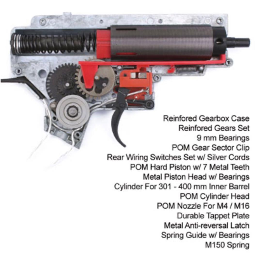 KING ARMS 強化メカボックス 9mm M4/M16系用 KA-GB-30