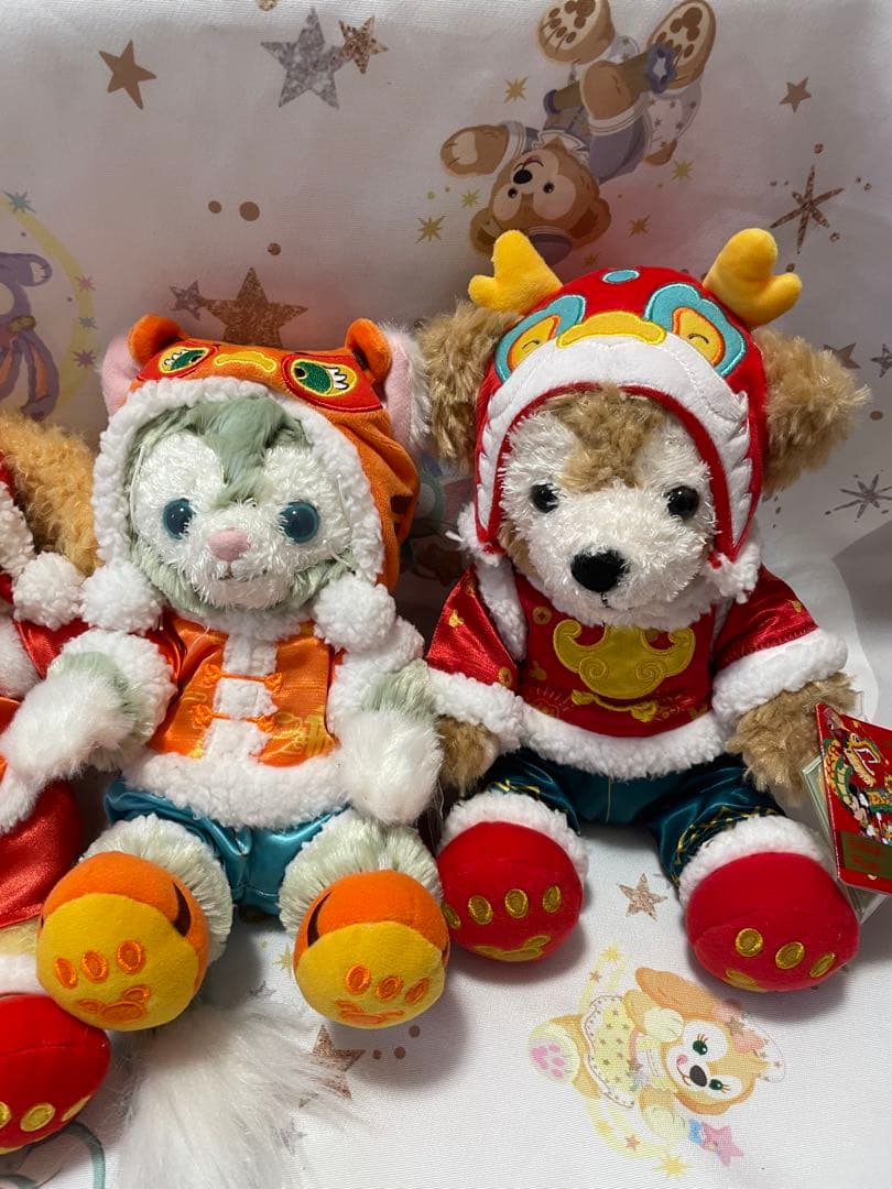 上海ディズニー 旧正月 ぬいぐるみ ステラルー ジェラトーニ クッキーアン
