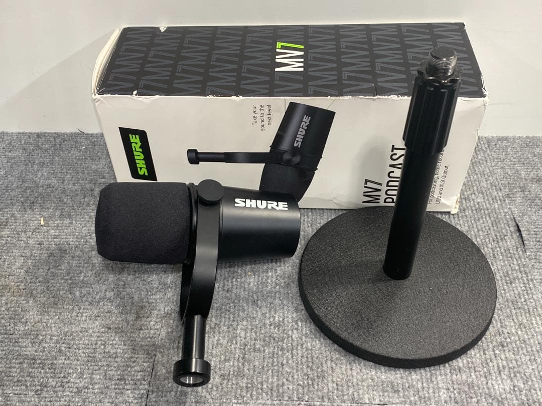 SHURE MV7 PODCAST マイク