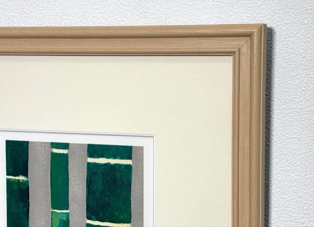 東山魁夷 季の詩 六月 リトグラフ 限定250部 額装 日本画 版画