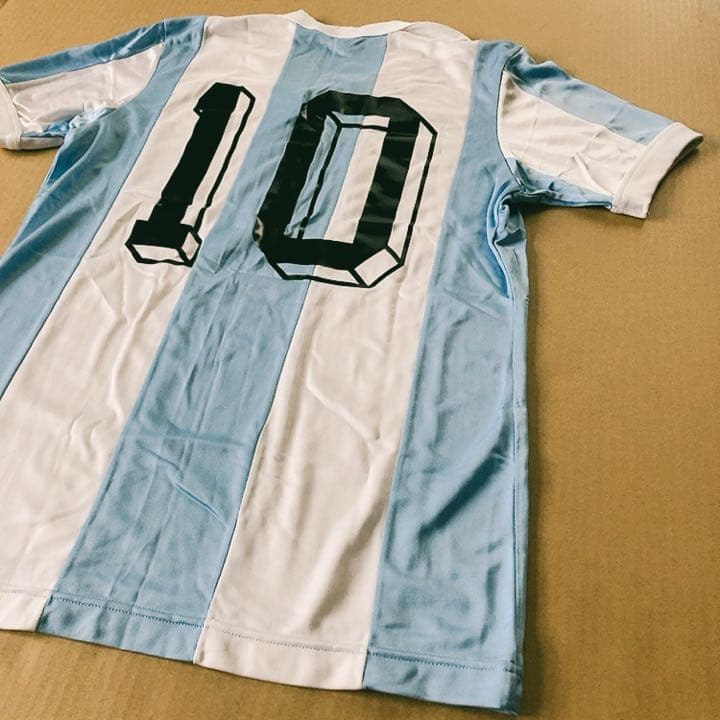 【激レア】アルゼンチン代表 ユニフォーム マラドーナ ワールドカップ スペイン
