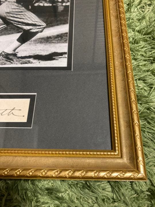 【超稀少】ベーブルース  直筆サイン　フォト　証明書付き