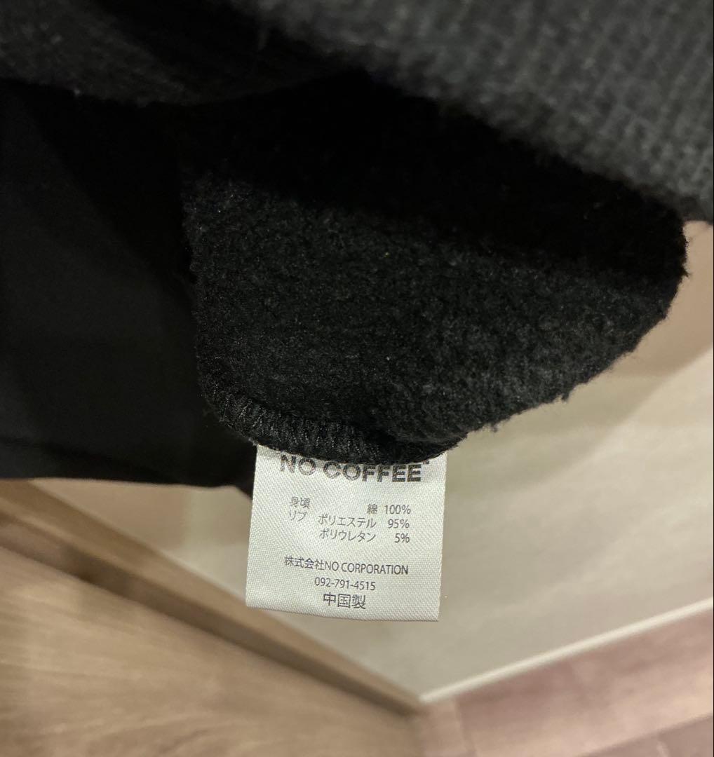 NO COFFEE × NO CLUBHAUS ゴルフ スウェット サイズM