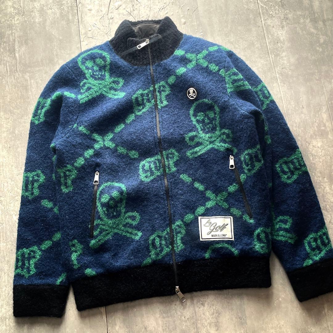 木村拓哉着　希少サイズ50 MARK&LONA 最高級　モヘヤ　スカルジャケット