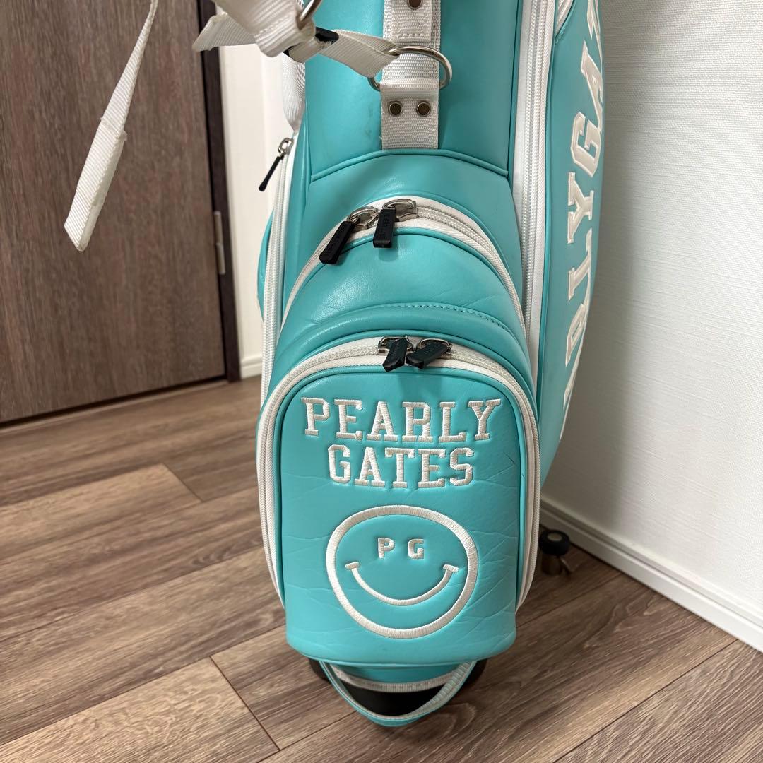 PEARLY GATES キャディバッグ 89 アクアブルー