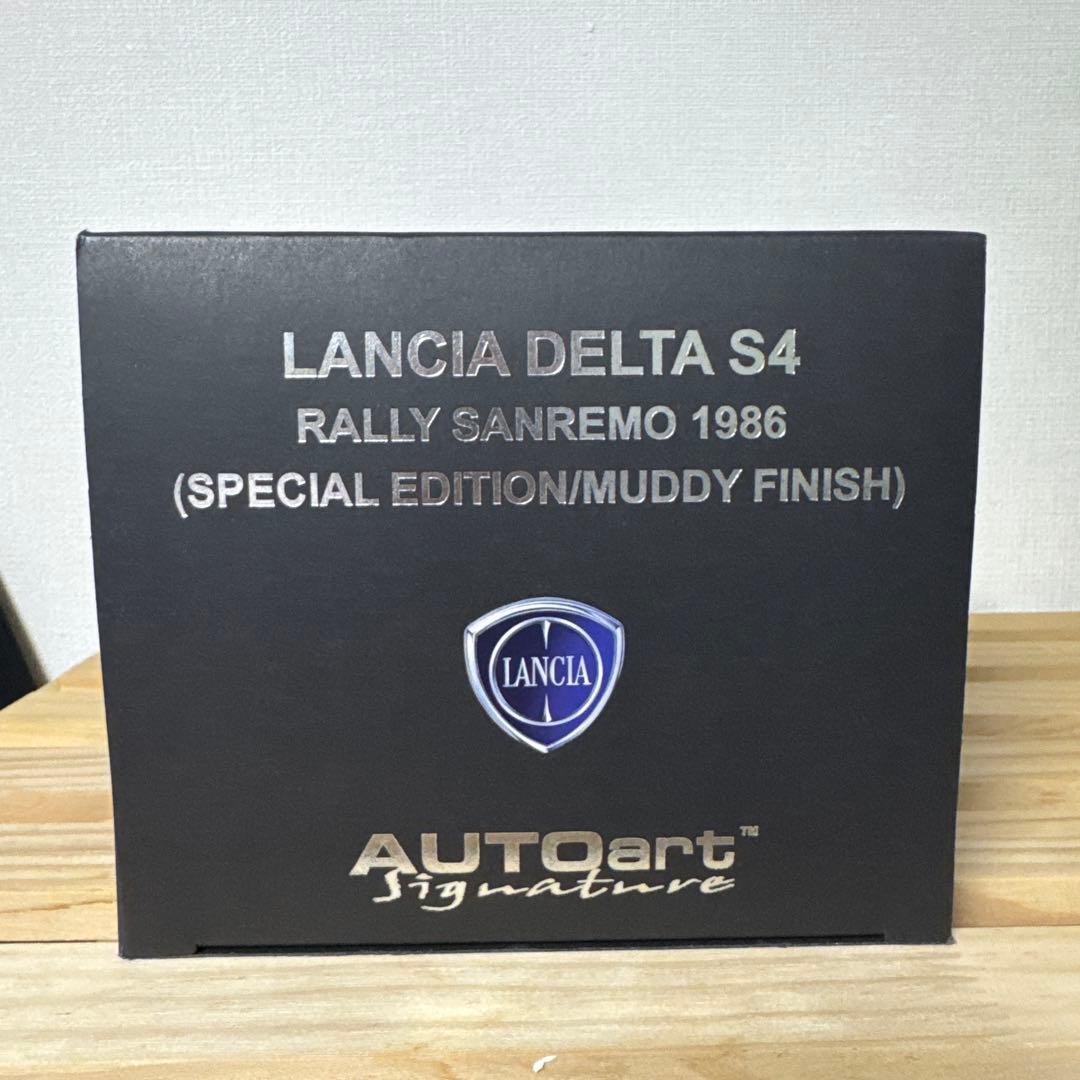 AUTOart 1/18 ランチア デルタ S4 1986 サンレモ・ラリー