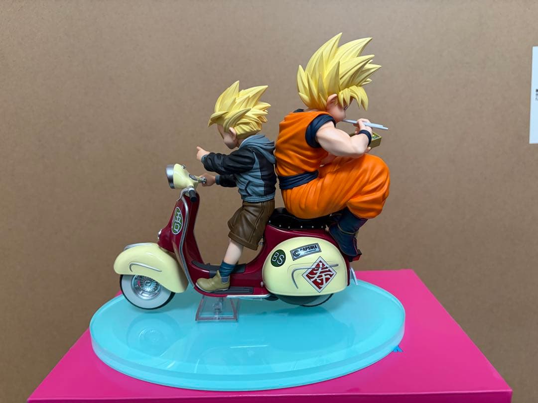 デスクトップリアルマッコイEX ドラゴンボールZ孫悟空＆孫悟飯＆バイク