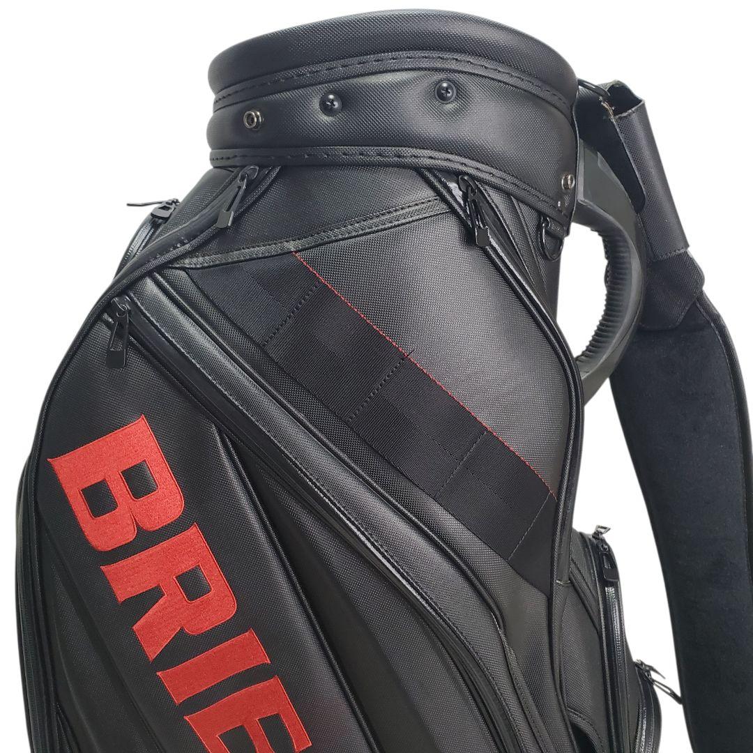 BRIEFING CR-3 キャディバッグ ブラック/レッド