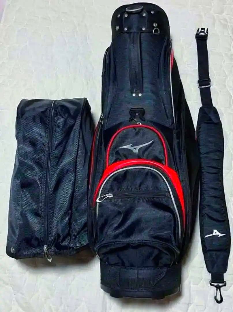 Mizuno ゴルフバッグ ブラック/レッド　美品