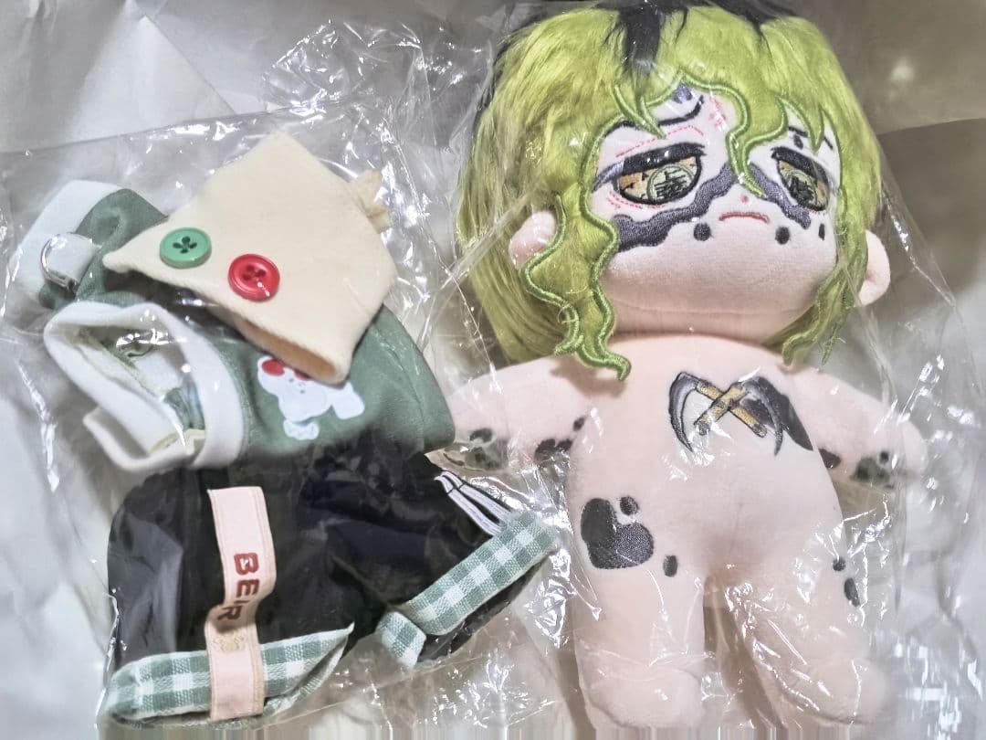 20cm　着せ替えぬいぐるみ　20cmコットンドール　　　妓夫太郎