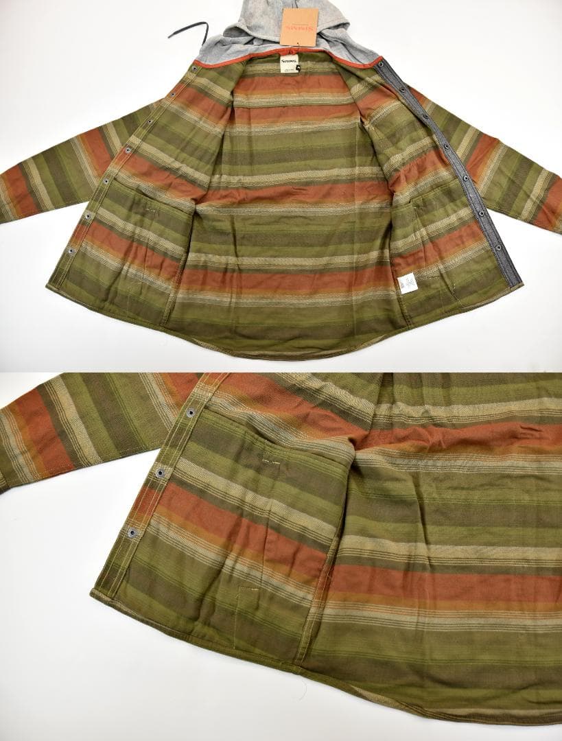 Simms★シムス Santee Flannel フーディ size:S