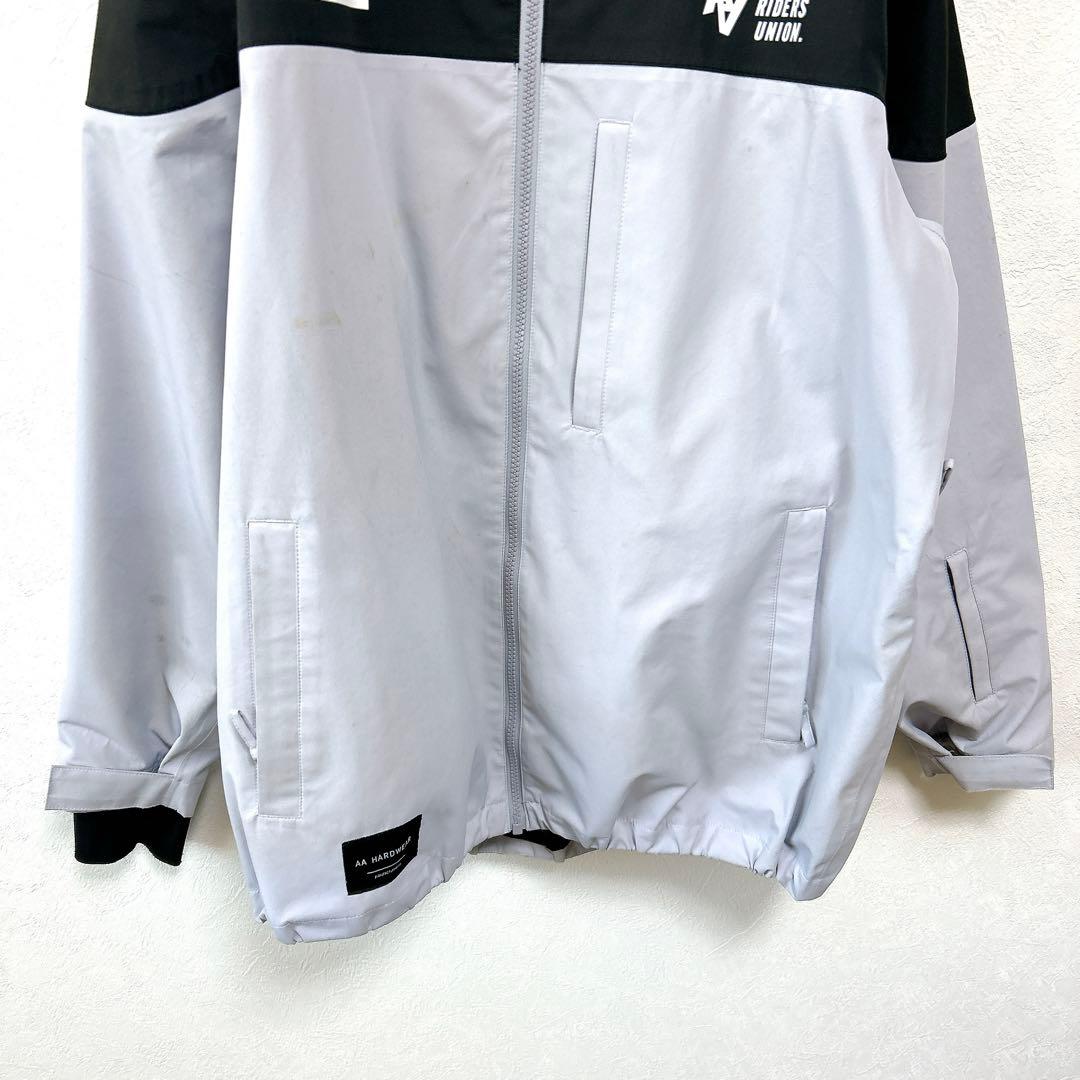 ダブルエーハードウェア スノーボードウェア レディース L 上下セット パープル