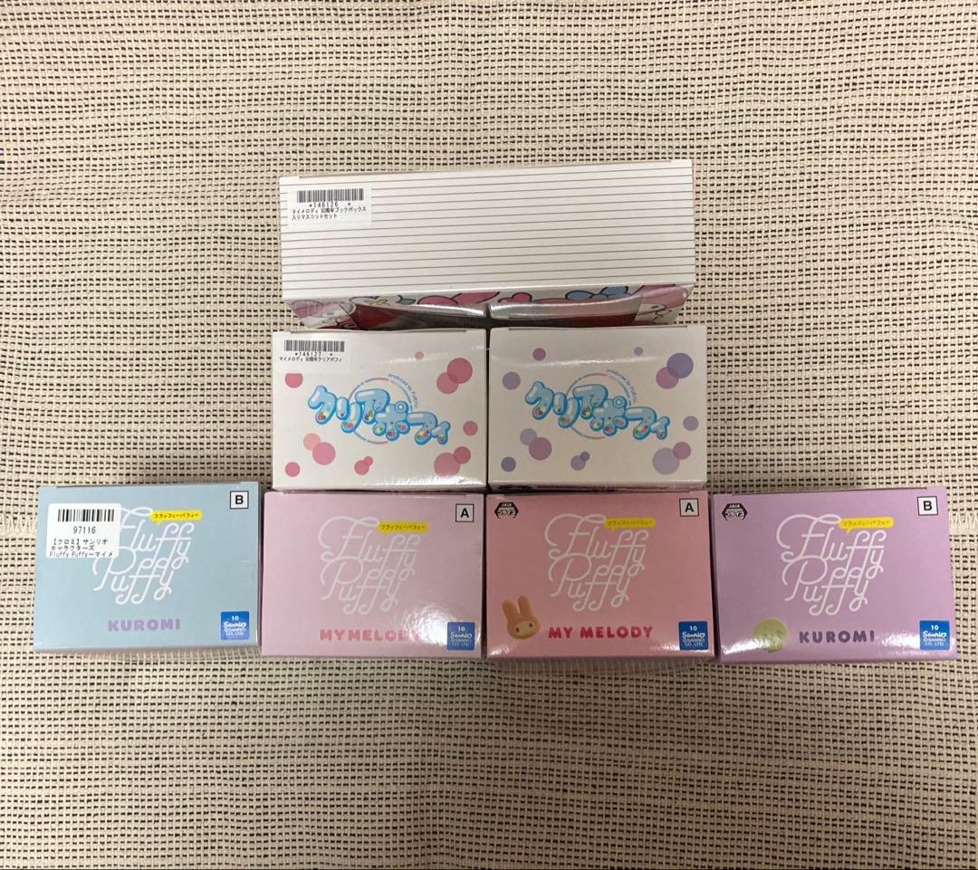 サンリオ マイメロ クロミ Fluffy Puffy クリアポフィ　フィギュア