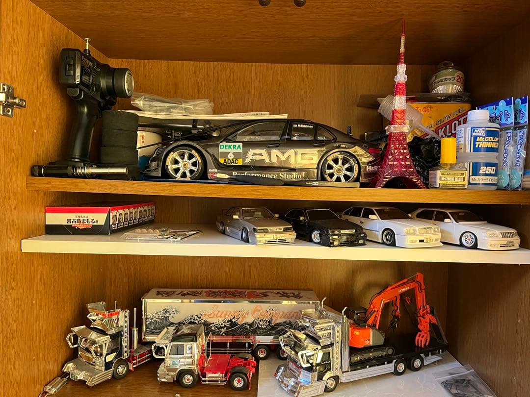 【送料込完成車】デコトラ16台　自動車4台　エンジンカー1台