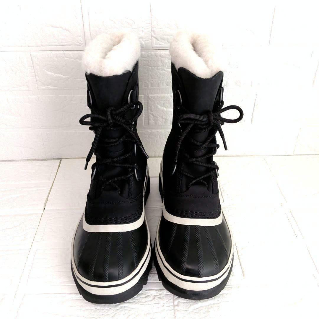SOREL ソレル Caribou スノーブーツ レディース 黒 24cm