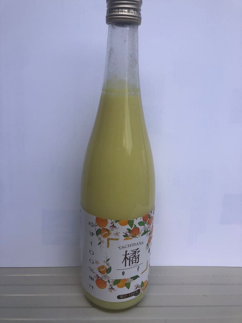 柚子酢　柚子果汁720ml 12本