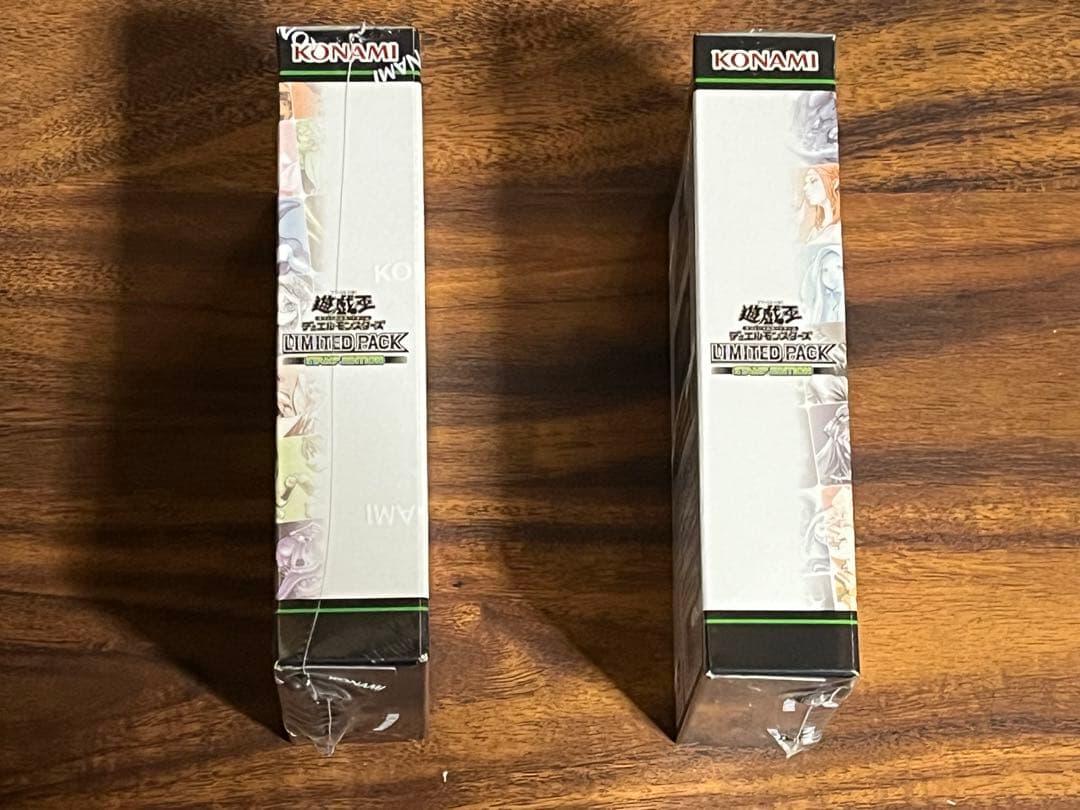 遊戯王リミテッドパックスタンプエディション 2ボックス シュリンク付き　匿名配送