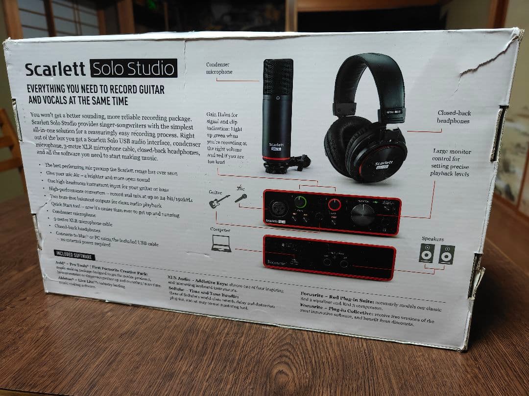 DTM・DAW Focusrite Scarlett Solo Studio