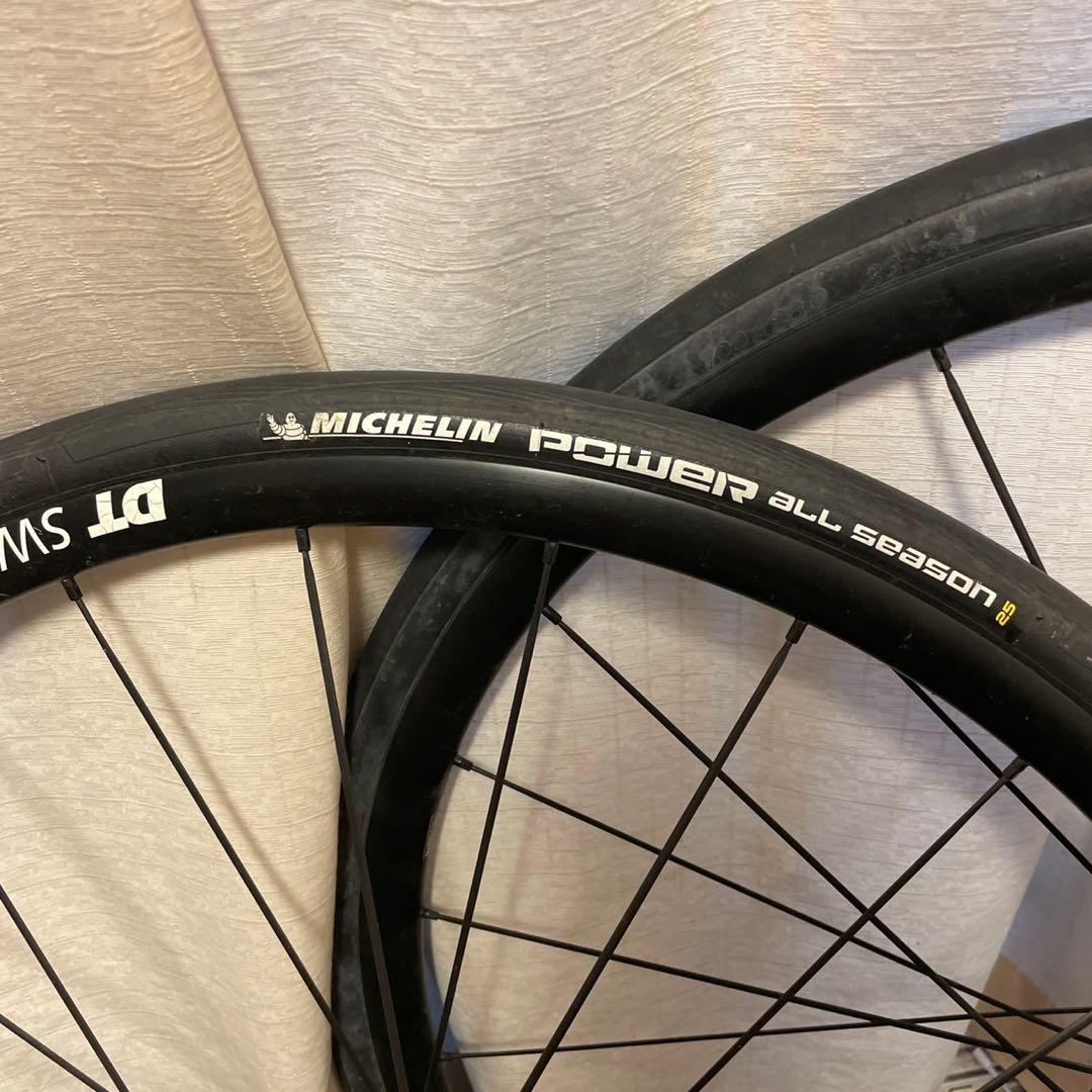 DT swiss p1800 ホイールセット　タイヤ　チューブ付き