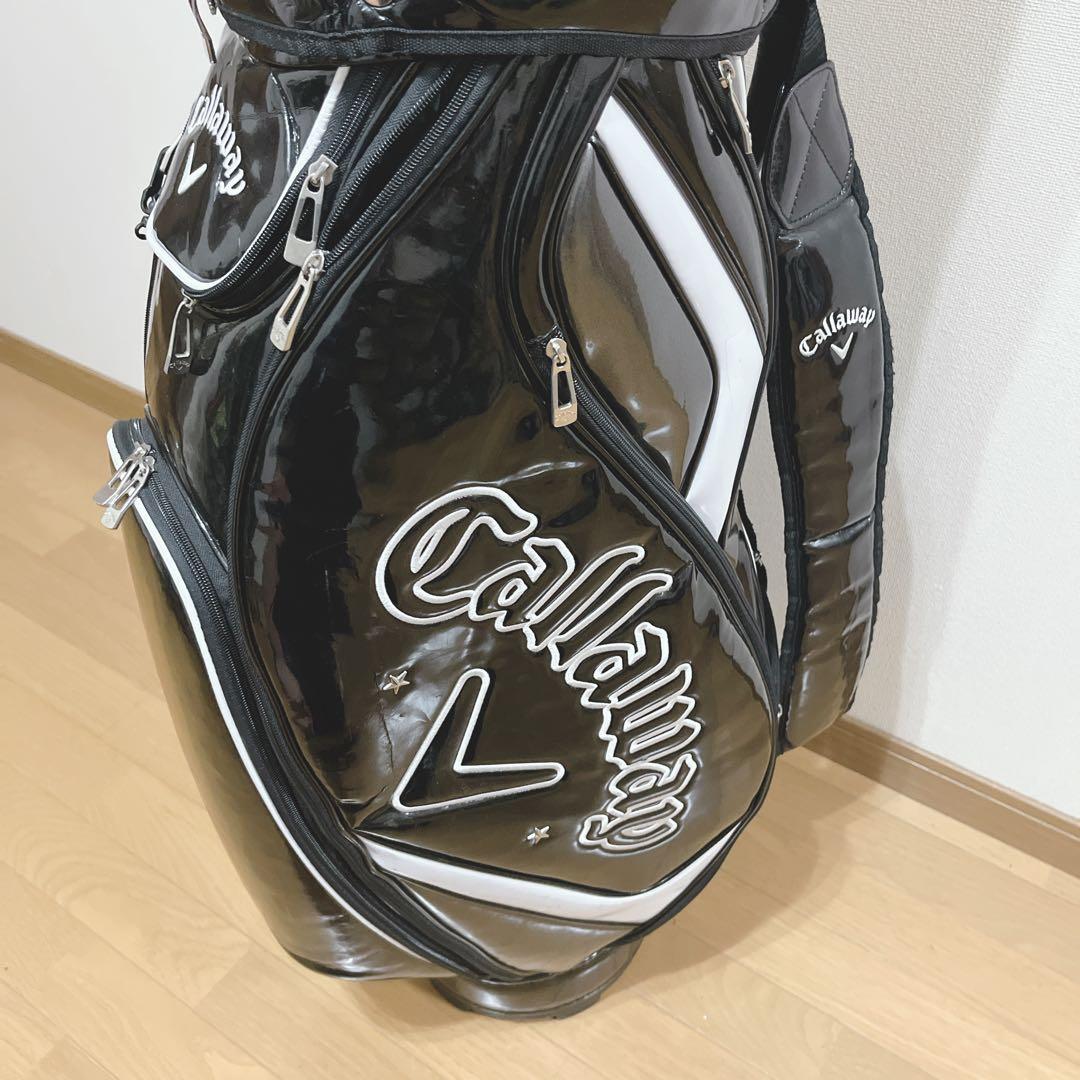 K204 Callaway キャロウェイ エナメル調 キャディバッグ