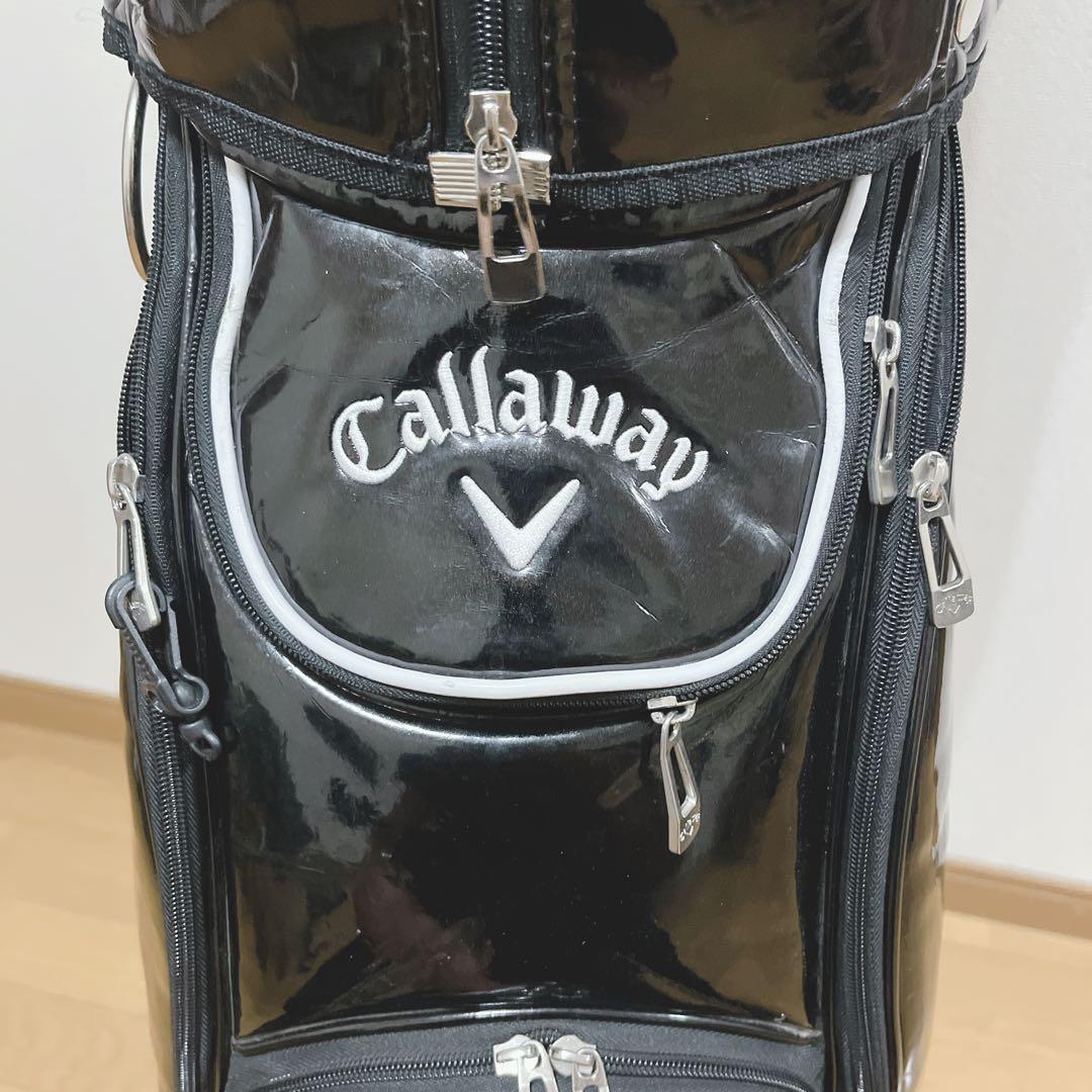 K204 Callaway キャロウェイ エナメル調 キャディバッグ