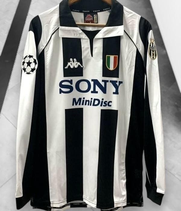 ユベントス 9 インザーギ ユニフォーム 長袖 黒/白