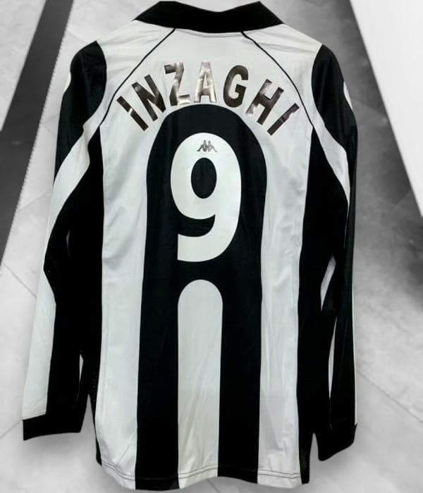 ユベントス 9 インザーギ ユニフォーム 長袖 黒/白