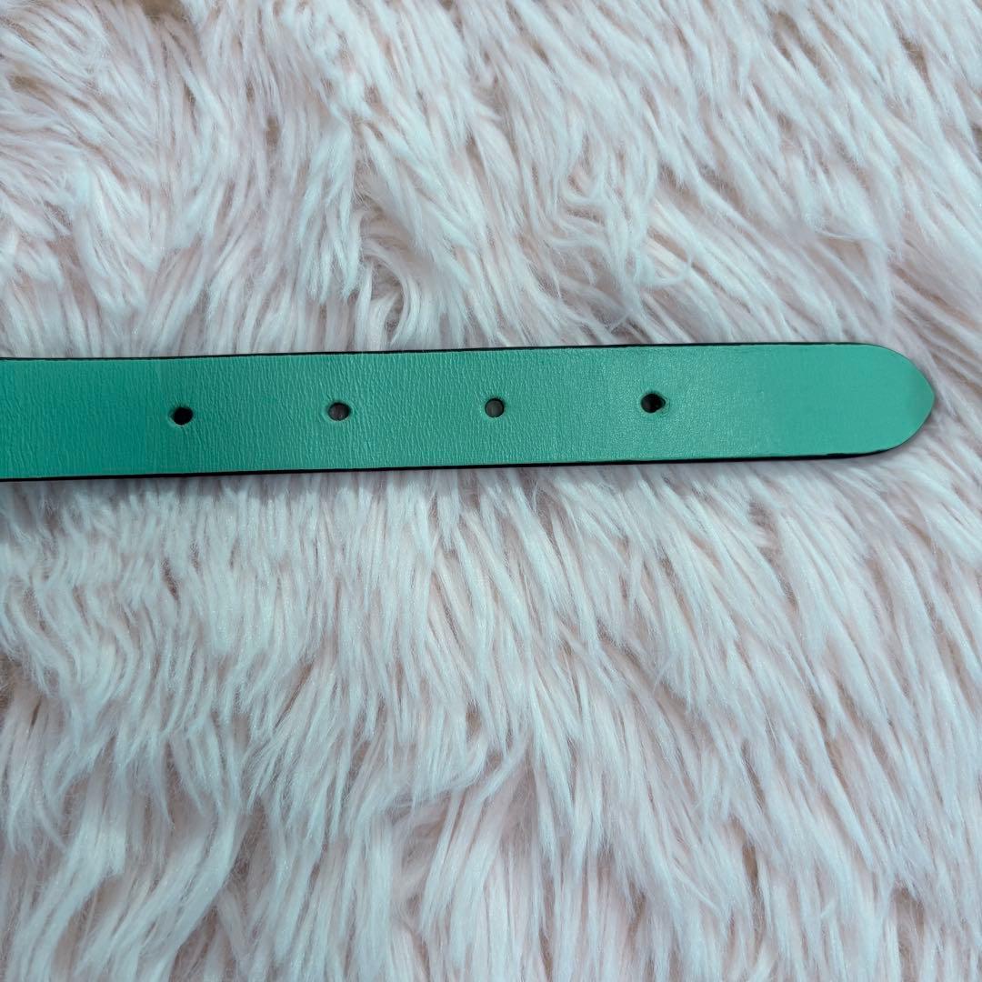 未使用級✨Tiffany レザー首輪 M プレート 金具 4段調整