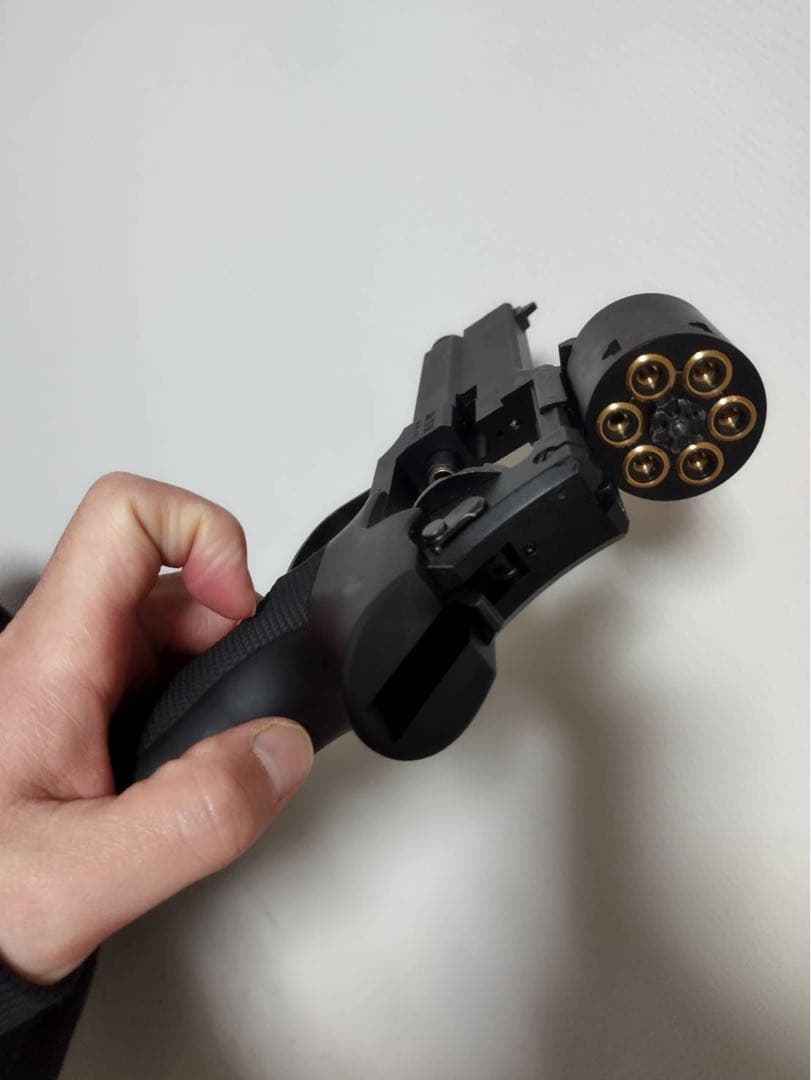 ガスリボルバー マテバ 5インチ ブラックヘビーウエイト プラグリップ仕様