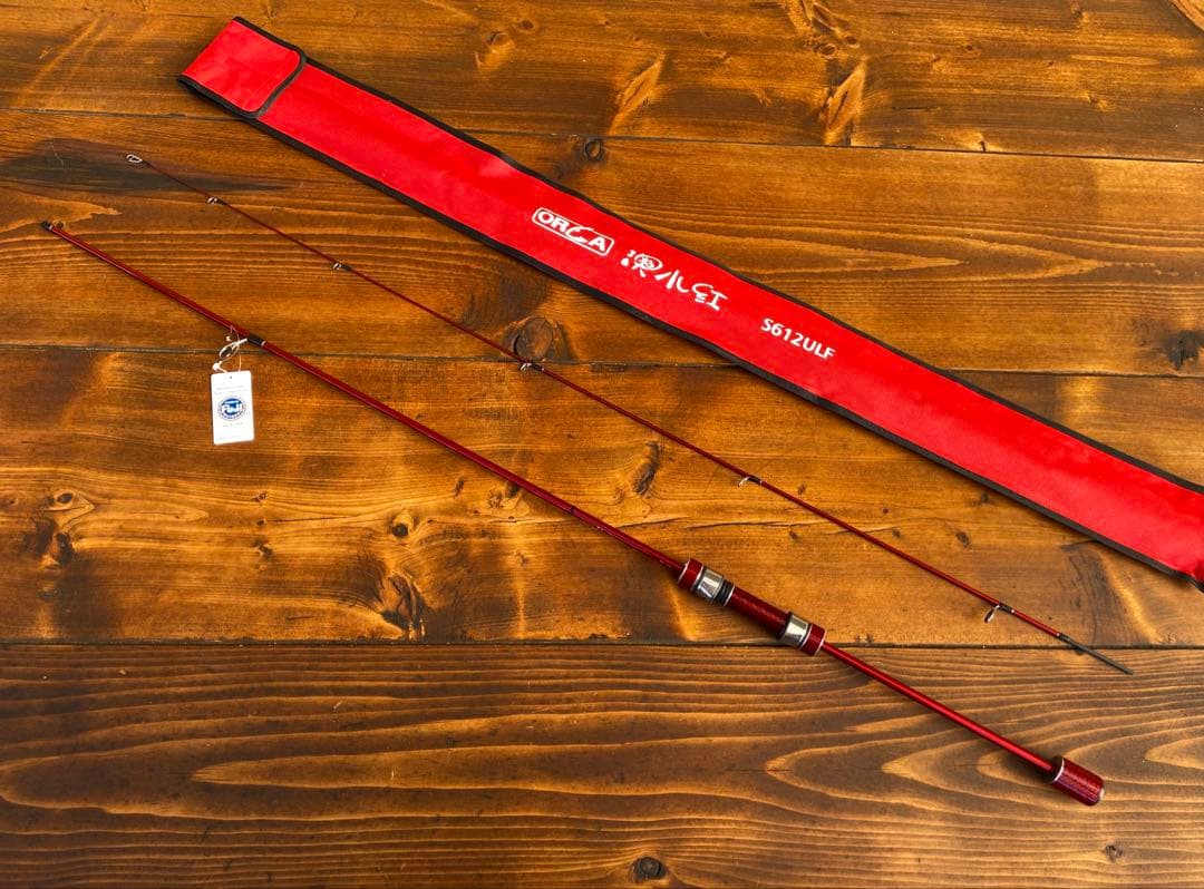 超軽量　カーボンロッド　アジングロッド　S612ULF 183cm スピニング