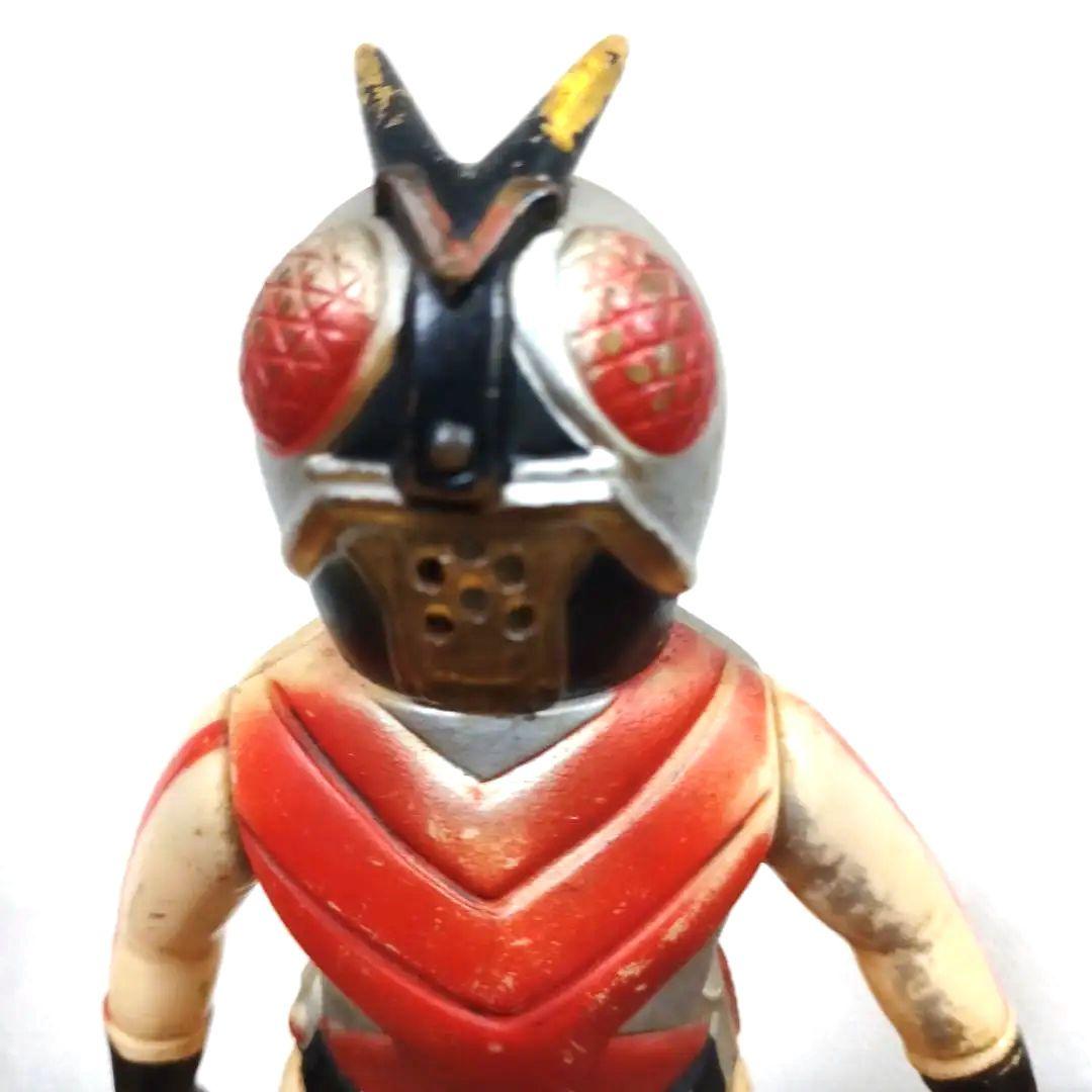 当時物マスダヤ製「スパークライト仮面ライダー X」激レアなソフビフィギュア玩具