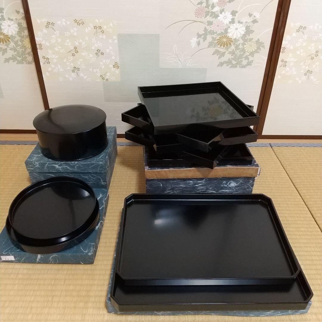 懐石膳５客&飯器&給仕盆２個&脇取盆２個