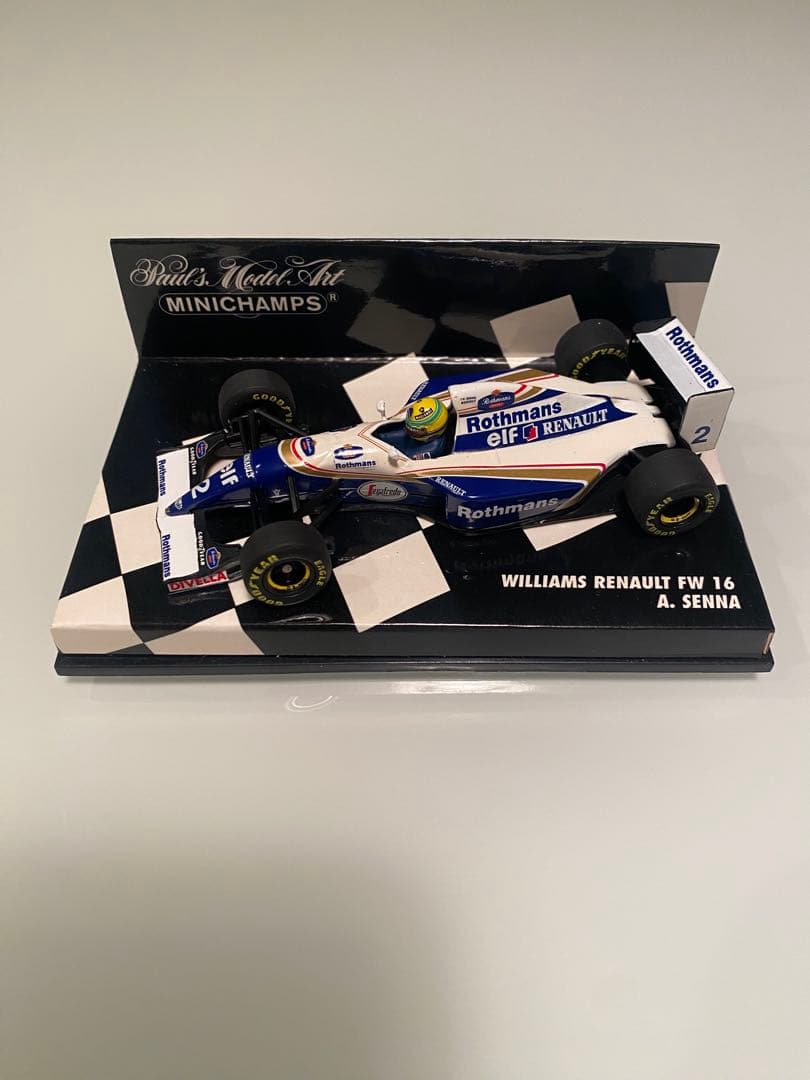 1/43 ウィリアムズ ルノー FW16 アイルトンセナ　ロスマンズ仕様