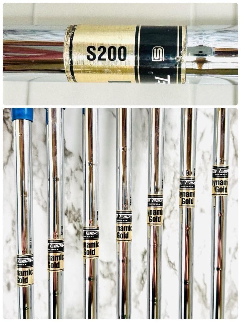 【良品】ミズノ MP-69 マッスルバック メンズアイアンセット 7本 S