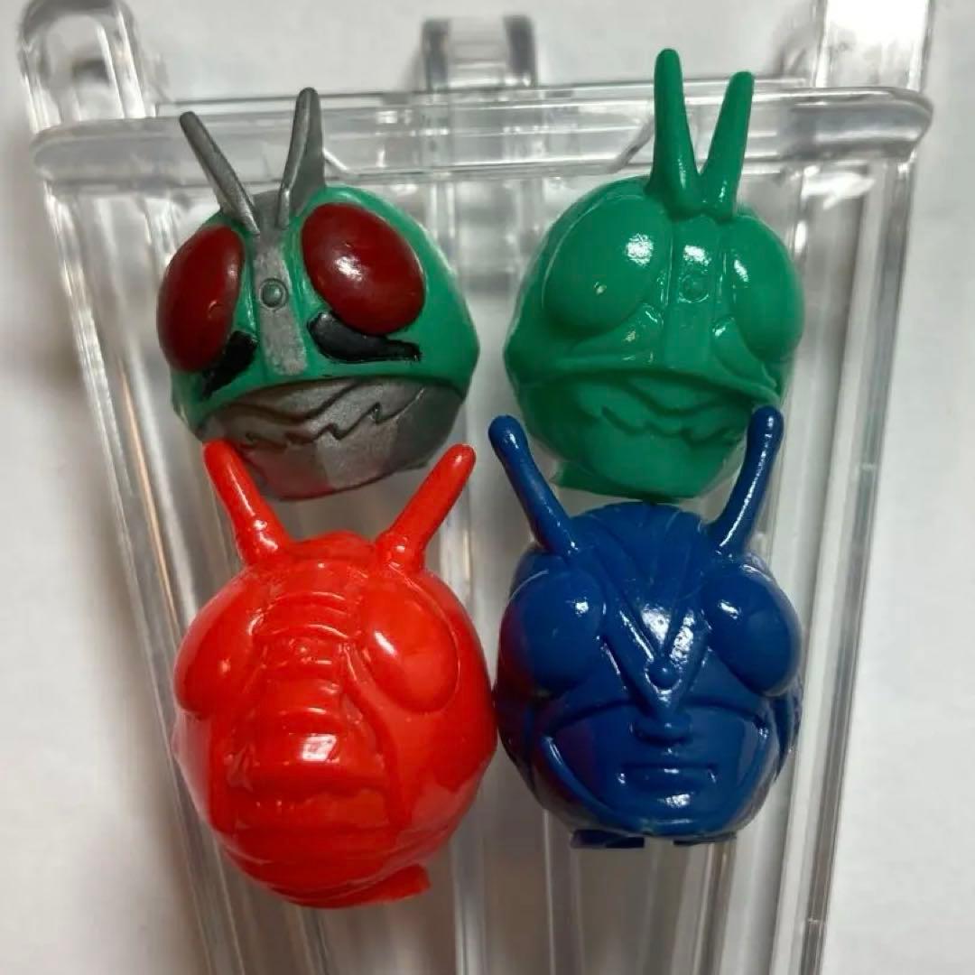 SD 仮面ライダー 倶楽部 マスク付き 消しゴム ミニ フィギュア 当時物