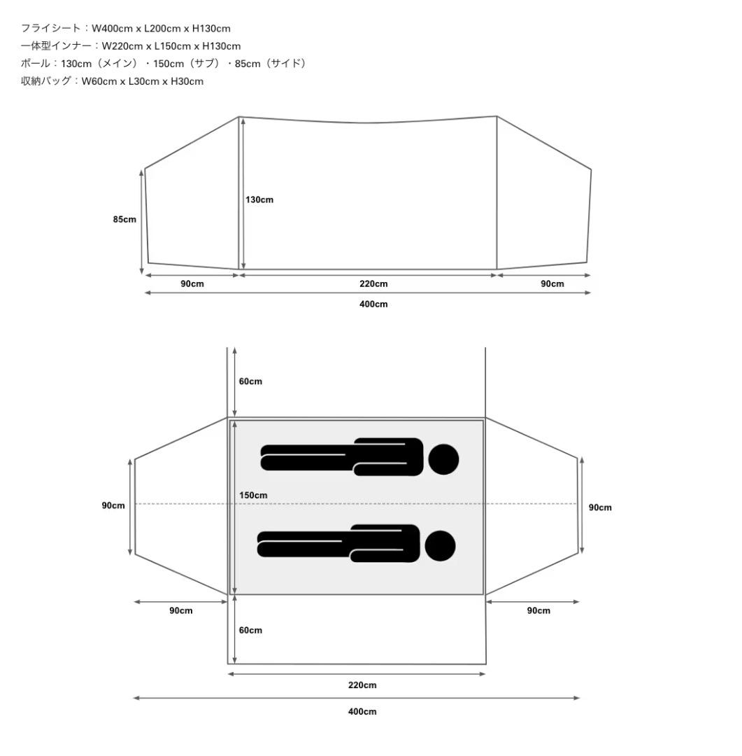 ZUKK Maggie TC マギーパップテント コットン ポリ 軍幕 美品