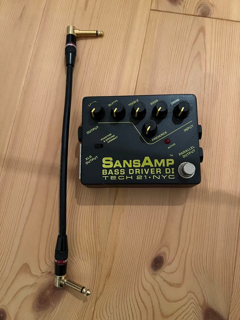 TECH 21 SansAmp Bass D DI ケーブルセット