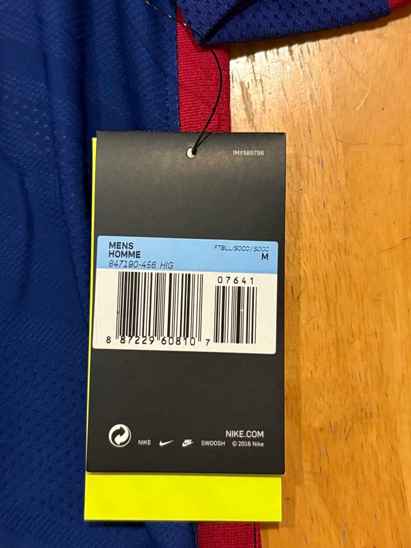 正規品 オーセンティック 新品 バルセロナ 17/18 国王杯 イニエスタ M