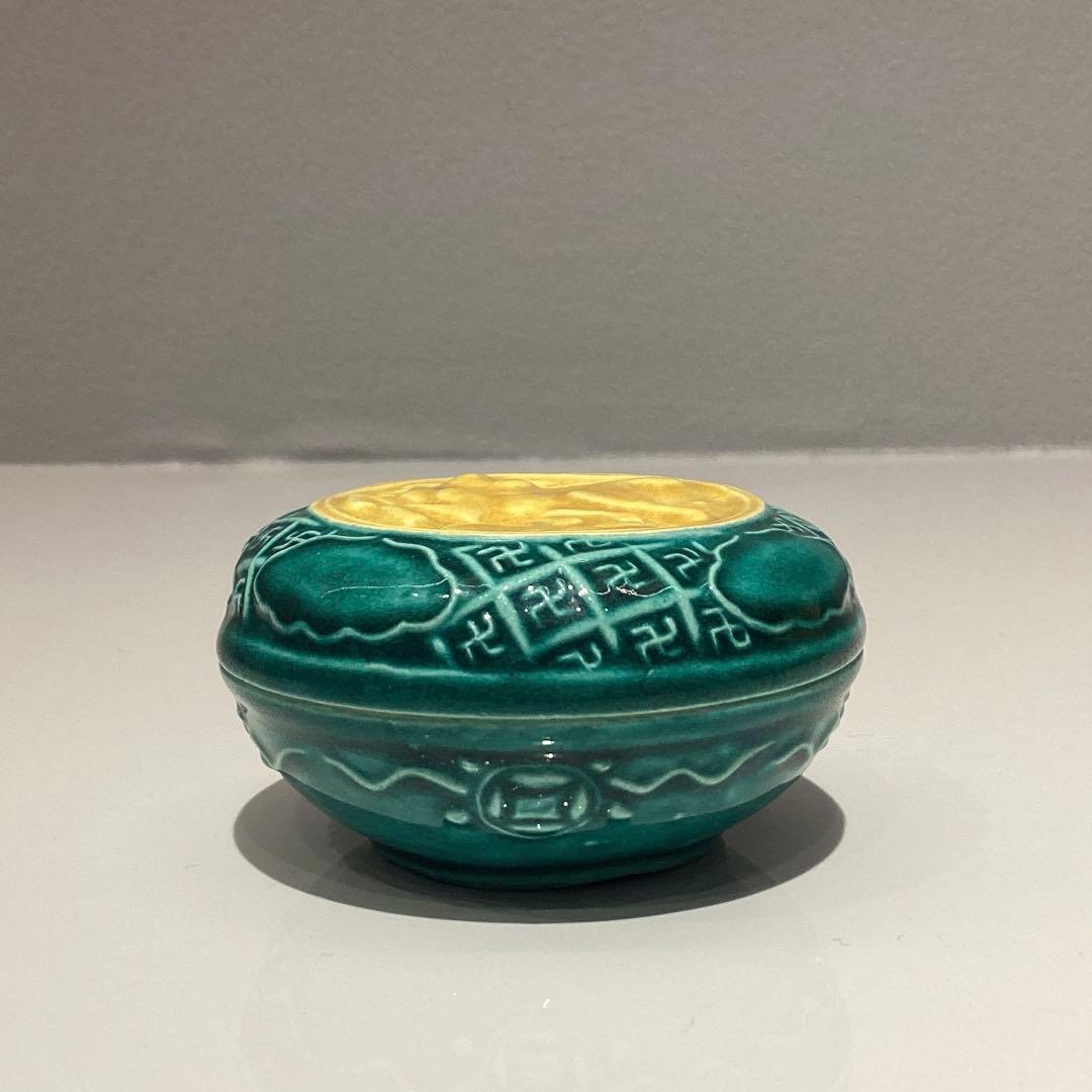 永楽即全造　交趾火焔馬香合