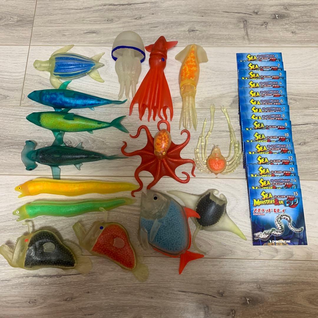 シーモンスターズ&co　コンプリートセット　15個 デアゴスティーニ　アンドコ