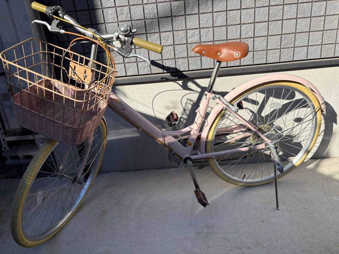 GRAPHIS 自転車 26インチ ライトピンク