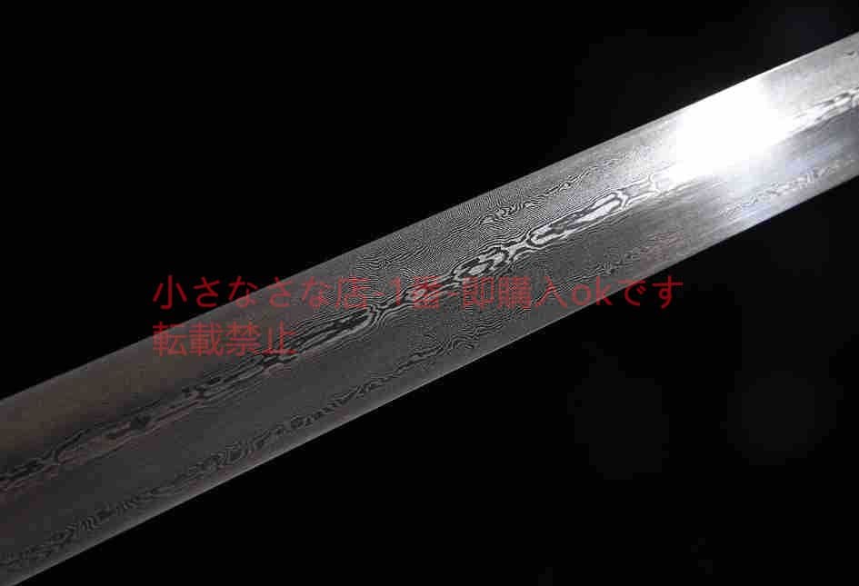 乾隆佩剣一級黒檀純銅鎏銀百錬模様鋼 古兵器 武具 刀装具 日本刀 模造刀 居合刀