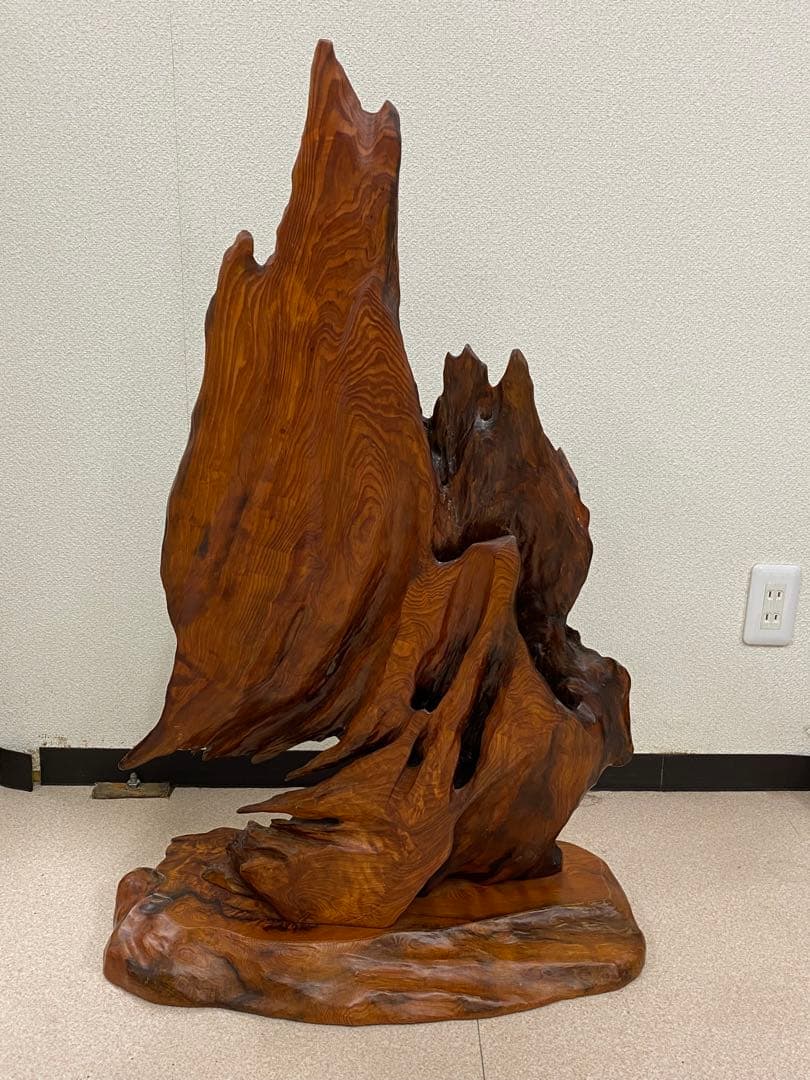 3-2799 屋久杉？置物・飾り（高さ約90cm・約11kg）