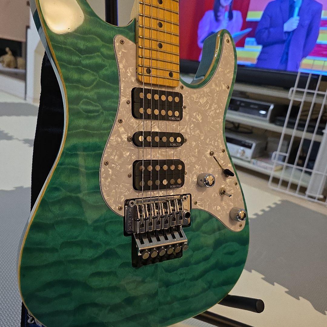Schecter SD-2-24-AS AquaBlue エレキギター