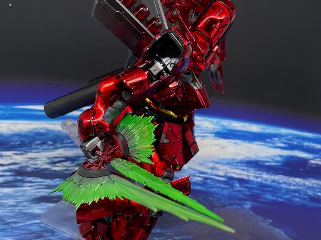 Y*A様 RG 1/144 ガンダムベース限定 サザビー メカニカルコアメッキ