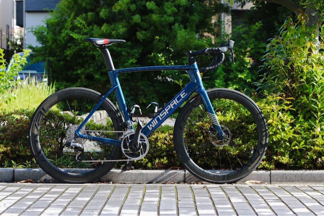 最終値下げWINSPACE ロードバイクフレーム XL スパークル大分カラー